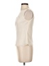 Ann Taylor 100% Polyester Ivory Sleeveless Blouse Size 2 - photo 5