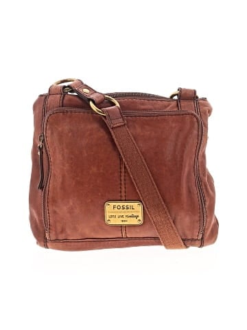 Fossil Leather Crossbody Bag (view 1)