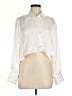 Zara 100% Polyester Ivory Long Sleeve Blouse Size M - photo 1