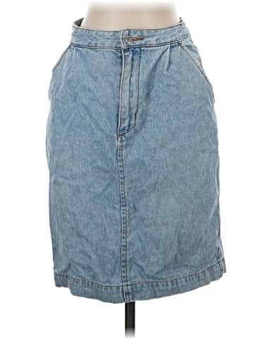 Bill Blass Denim Skirt (view 1)
