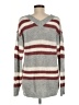 No Comment 100% Acrylic Stripes Gray Pullover Sweater Size M - photo 2