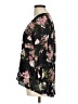 Grace Floral Black 3/4 Sleeve Blouse Size M - photo 5