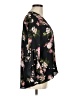 Grace Floral Black 3/4 Sleeve Blouse Size M - photo 4