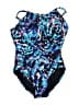 Magicsuit Print Blue One Piece Swimsuit Size 12 (estimated) - photo 1