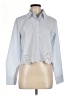 Zara 100% Polyester Blue Long Sleeve Blouse Size M - photo 1