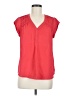 Daniel Rainn 100% Polyester Red Short Sleeve Blouse Size M (petite) - photo 1