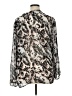 Ann Taylor LOFT Outlet Silver 3/4 Sleeve Blouse Size XL - photo 2