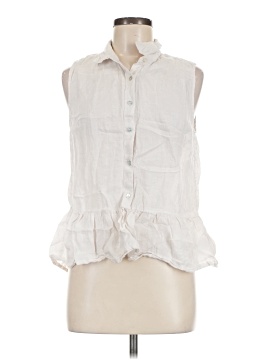 Catherine Malandrino Sleeveless Button Down Shirt