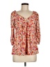 Cato Orange 3/4 Sleeve Blouse Size M - photo 1