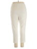 misook 100% Acrylic Solid Ivory Casual Pants Size XL - photo 2