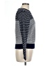 Ann Taylor LOFT 100% Cotton Stripes Blue Pullover Sweater Size L - photo 4