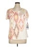Ruby Rd. Ivory Short Sleeve Top Size XL - photo 1