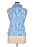 J. McLaughlin Blue Sleeveless Blouse Size XL - photo 2