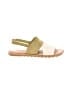 Sorel 100% Leather Color Block Green Sandals Size 7 1/2 - photo 1