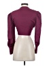 WAYF Burgundy 3/4 Sleeve Blouse Size S - photo 2