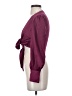 WAYF Burgundy 3/4 Sleeve Blouse Size S - photo 5
