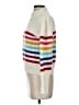 English Factory Stripes White Pullover Sweater Size XS - photo 5