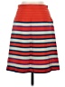 Marc by Marc Jacobs 100% Silk Stripes Orange Red Silk Skirt Size 4 - photo 1