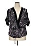 MICHAEL Michael Kors 100% Polyester Purple 3/4 Sleeve Blouse Size 1X - photo 1