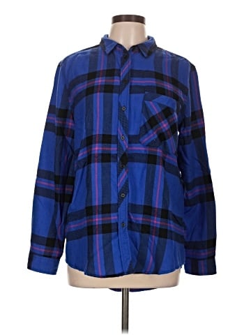 BDG Long Sleeve Button-Down Shirt (view 1)