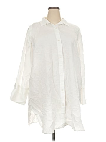 J.Crew 3/4 Sleeve Button-Down Shirt (view 1)