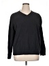 Lands' End 100% Cotton Black Pullover Sweater Size XL - photo 1