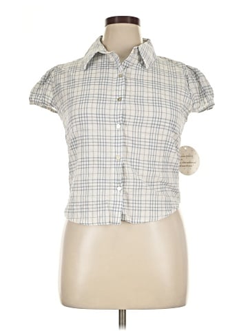 Passport Sleeveless Button-Down Shirt (view 1)