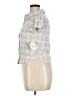 Passport Tweed Ivory Sleeveless Button-Down Shirt Size XL - photo 5