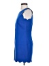 J.Crew Solid Blue Casual Dress Size 2 (petite) - photo 5