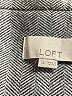 Ann Taylor LOFT Chevron-herringbone Gray Blazer Size 14 - photo 6