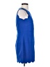 J.Crew Solid Blue Casual Dress Size 2 (petite) - photo 4
