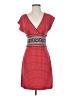 Max Studio Print Red Casual Dress Size XS - photo 1