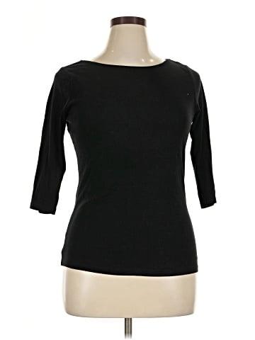 Zara Basic 3/4 Sleeve T-Shirt (view 1)