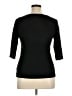 Zara Basic Black 3/4 Sleeve T-Shirt Size XL - photo 2