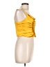 Forever 21 100% Polyester Yellow Sleeveless Top Size L - photo 4