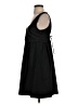 Zara Basic 100% Acetate Solid Black Casual Dress Size S - photo 5