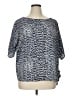 MICHAEL Michael Kors Blue 3/4 Sleeve Blouse Size XL - photo 1