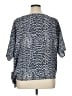 MICHAEL Michael Kors Blue 3/4 Sleeve Blouse Size XL - photo 2