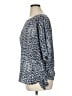 MICHAEL Michael Kors Blue 3/4 Sleeve Blouse Size XL - photo 5