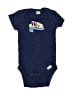 Gerber 100% Cotton Solid Blue Short Sleeve Onesie Size 3-6 mo - photo 1