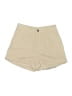Shein 100% Polyester Solid Tan Khaki Shorts Size 4 - photo 1