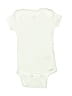 Gerber 100% Cotton Solid Ivory Short Sleeve Onesie Size 0-3 mo - photo 1