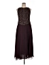 Jkara 100% Polyester Burgundy Cocktail Dress Size 16 - photo 1