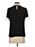CeCe Black Short Sleeve Blouse Size XS - photo 2