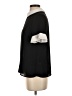 CeCe Black Short Sleeve Blouse Size XS - photo 5
