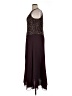 Jkara 100% Polyester Burgundy Cocktail Dress Size 16 - photo 5