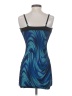 Forever 21 Graphic Blue Cocktail Dress Size S - photo 2