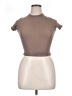 SKIMS Brown Short Sleeve Turtleneck Size S - photo 1