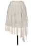 Aqua 100% Polyester Polka Dots Ivory Casual Skirt Size M - photo 1
