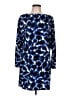 Doncaster Collection Animal Print Blue Casual Dress Size L - photo 1